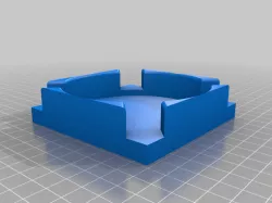 Cupholder for camper/caravan cabinet