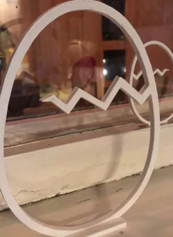 Easter Egg with foot
