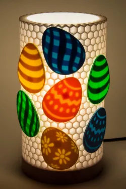 Easter eggs honeycomb lamp add-ons