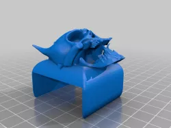 Ender 3 V2 QR Code Cover Oni Skull