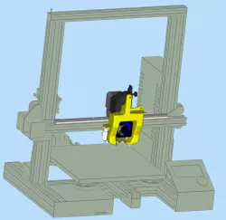 ender3 CR10 A10M Linear Rail carrage for X axis (upside) 
