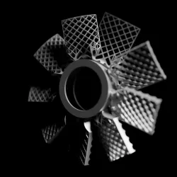Falcon 9 Grid Fin - A12x25 Fan Mod