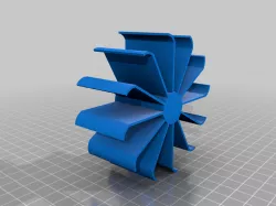 Fan blade (vertical