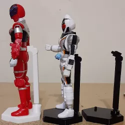 Hex stand for 4 inch (1:18 scale) figures