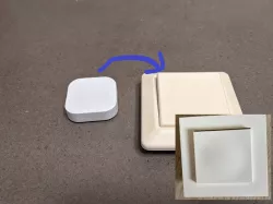 Ikea TRADFRI on/off dimmer button in Elko/Elko plus disguise