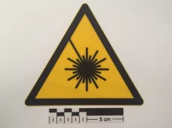 Laser Warning Sign (Laserwarnzeichen)