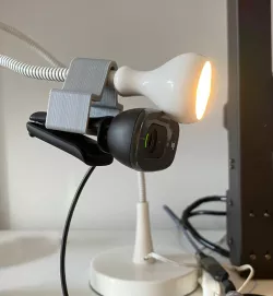 Logitech c270 Ikea Jansjö mount Jansjo