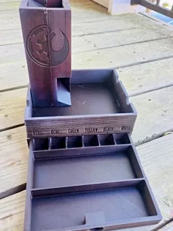 Magnetic Dice Box, Tray, & Tower (Star Wars Theme)