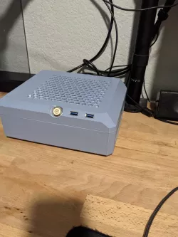 Mini ITX PC Case with Dual Slot Low Profile PCIe Card