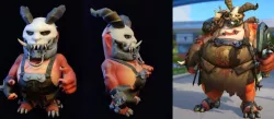 Overwatch Roadhog with butcher skin