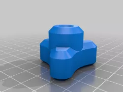 Poor man's "T-slot" knob and stop block