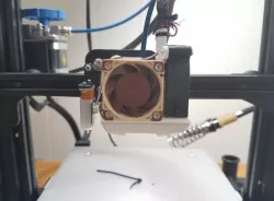 Red Squirrel Compact Fan Housing - Ender 3 v2 4020 and 5015 fans