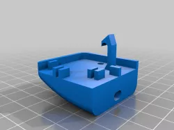 Replacement for Camper blinds rail attachment cap modified