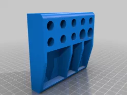 Rotary tool accessory holder