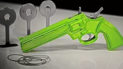 Rubber Band Gun - 3D printable