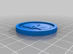 Silver Skull token