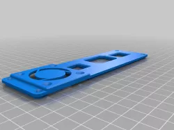 Snapmaker 2.0 PSU cover 40mm fan back plate