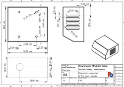 Snapmaker Dimensions Technical Drawings