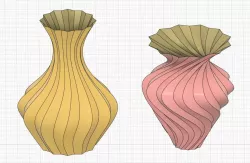 Spiral Star Vase