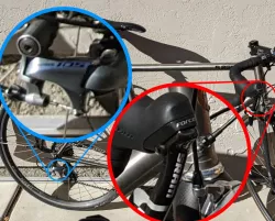 SRAM shifter to Shimano derailleur adapter