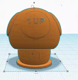 Super Mario Mushroom light lamp 1UP