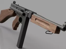 Thompson Submachine Gun | Rubber Band Gun | V1