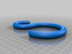 User customizable center balanced S hooks