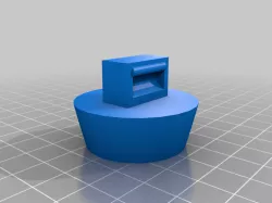 Utility sink laundry tub drain plug