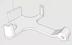 Valve Index Frunk Mount for HTC Vive Facial Tracker (v1)