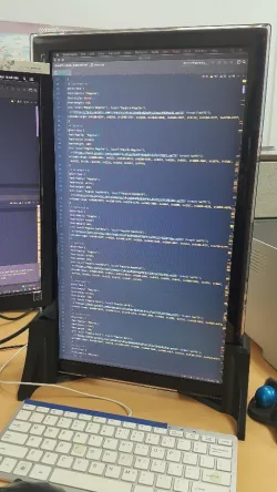 Vertical Monitor Stand Feet Holders Prop mounts
