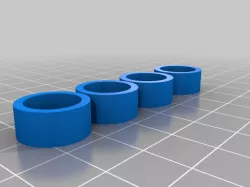 Vibration Damping Elements & 2020 Slot Plate Slides (made in S. Korea)