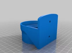 Wall mount base for Bissell AeroSlim cordless vacuum