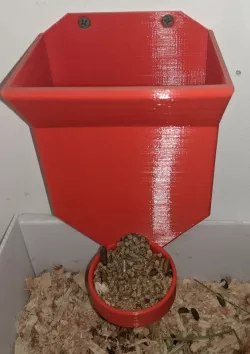 Wall Mounted Gravity Feeder