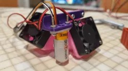 Wanhao i3 Mini: dual fan duct + 3d touch mount 