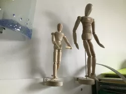 Wooden Human and Arm Mannequin (Doll) Shelves