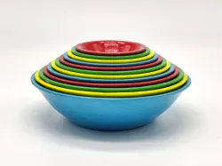 12 Tiny Nesting Bowls - Great for board game & doodad organizing - Matryoshka bowls
