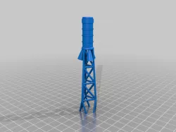 1980's ESTES Mercury Redstone Tower - Single Print