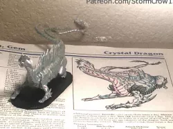 2nd ed AD&D Crystal Dragon