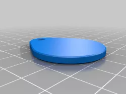 30mm MiFare NFC Tag keyfob