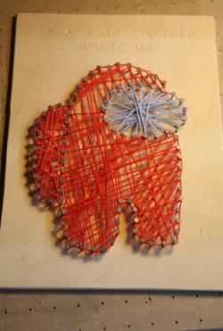 Among Us String Art