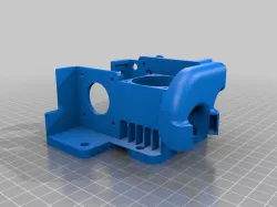 Anycubic Chiron direct drive modification (almost all factory parts: extruder, v5 hotend, 4010 fan, 5015 radial fan))