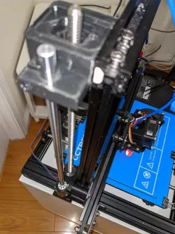 Anycubic Mega Zero Dual Z Linear rod swap