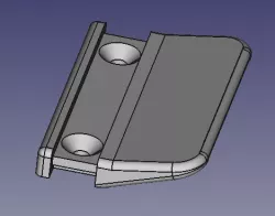 Balcony door handle