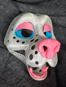 Bear: fursuit head-base, eyes, nose and teeth