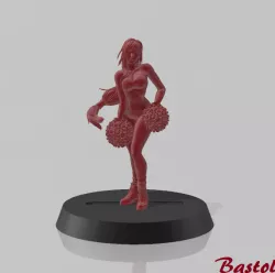 Blood Bowl Human / Vampire / Amazon Cheerleader #1