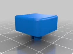 Cherry MX stems with a slightly spherical flat top