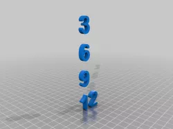 Clock Numbers