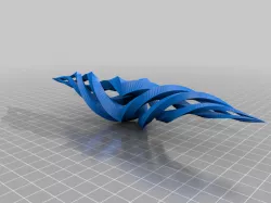 Curved Blade Math Art