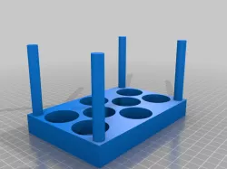 D Battery Holder stackable