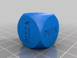 Dinner Decision Die - Oops! All Pizza Edition